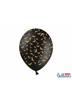 Balony Nietoperze pastel black 30cm 50szt