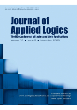 Journal of Applied Logics.  IfCoLog Journal of Logics and their Applications. Volume 10, number 5, November 2023