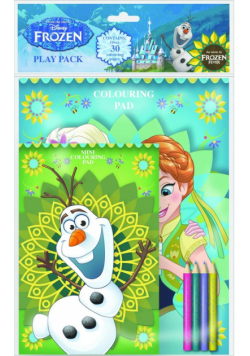 Kolorowanki z kredkami Frozen Fever