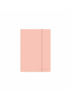 Brulion A5 80k linia z gumką Coolpack pastel powder peach