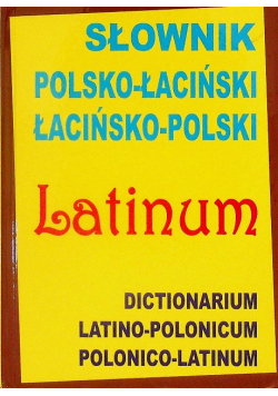 Słownik polsko łaciński łacińsko polski