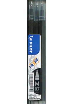 Wkład Pilot Frixion Ball Czarny Medium 3 sztuki