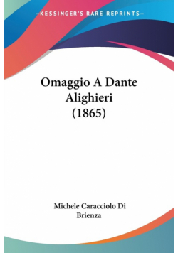 Omaggio A Dante Alighieri (1865)