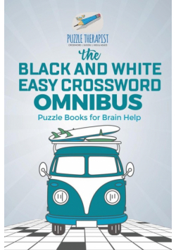 The Black and White Easy Crossword Omnibus | Puzzle Books for Brain Help