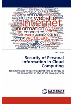 Security of Personal Information in Cloud Computing