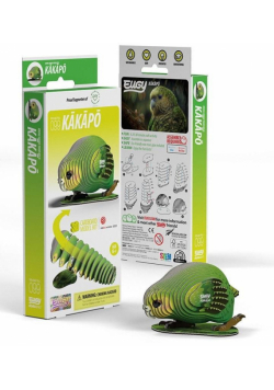 Papuga Kakapo Eugy. Eko Układanka 3D