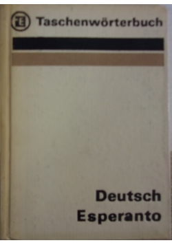 Taschenworterbuch, Deutsch -Esperanto