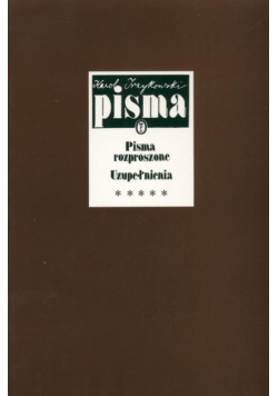 Pisma rozproszone t.5