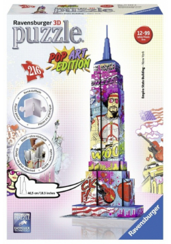 Puzzle 3D Empire State Building Pop Art 216