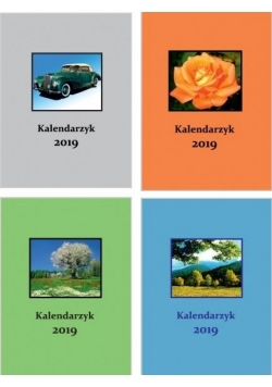 Terminarzyk kieszonkowy 2019 M8 tygodniowy MIX