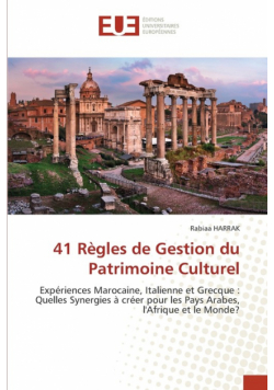 41 Règles de Gestion du Patrimoine Culturel