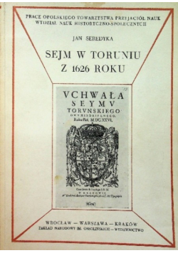 Sejm w Toruniu z 1626 roku