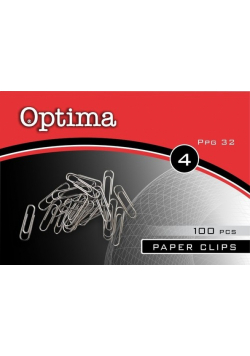 Spinacze Optima 32mm 100 sztuk