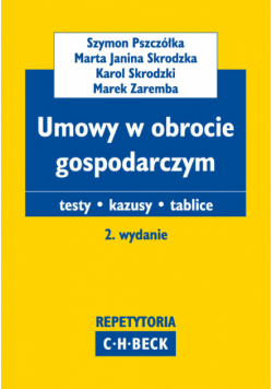 Umowy w obrocie gospodarczym