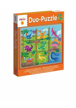 Ludattica Legno Puzzle-Duo Dinosaurs