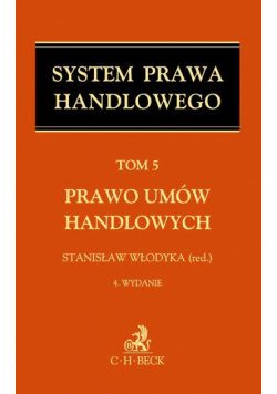 Prawo umów handlowych Tom 5