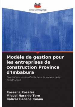 Modèle de gestion pour les entreprises de construction Province d'Imbabura