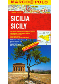 Sycylia Mapa drogowa 1:300