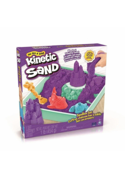 Kinetic Sand - Piasek z foremkami fioletowy