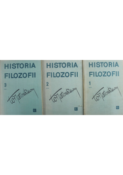 Historia filozofii Tom 1 do 3