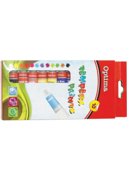 Farby Optima Tempera Kolor 10 X 12 Ml.
