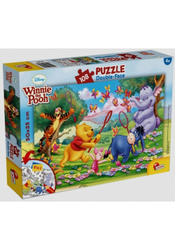 Puzzle dwustronne 108 Kubuś Puchatek i Przyjaciele