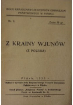 Z krainy wjunów (z Polesia), 1935