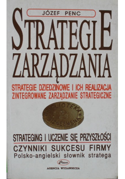 Strategie Zarządzania Część  II