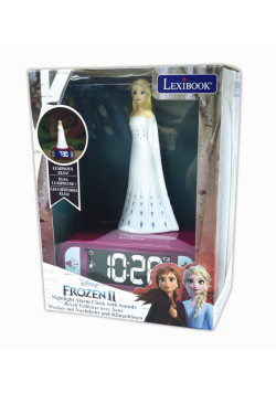 Budzik cyfrowy z lampką nocną Frozen i efektami dźwiękowymi RL800FZ
