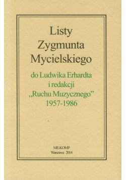 Listy Zygmunta Mycielskiego