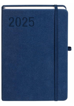 Kalendarz 2025 A5 Sakura TNS granatowy