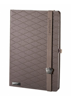Notes A5 Lanybook Glamorous Beauty Matraw kratkę brązowy