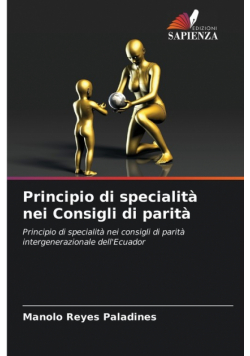 Principio di specialità nei Consigli di parità