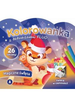 Kolorowanka z tatuażami flou Magiczne święta