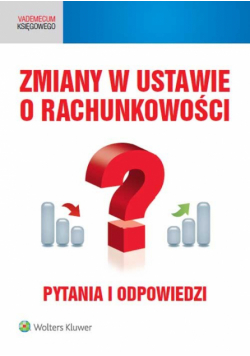 Zmiany w ustawie o rachunkowości