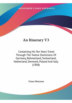 An Itinerary V3