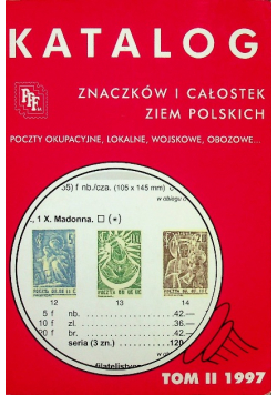 Katalog znaczków i całostek ziem polskich 1997 Tom 2