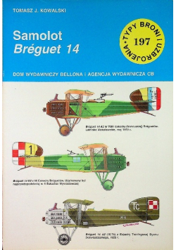 Typy broni i uzbrojenia Tom 197 Samolot Breguet 14