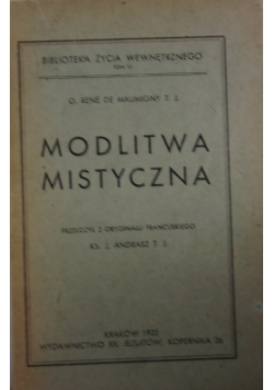 Modlitwa Mistyczna ,1922r.