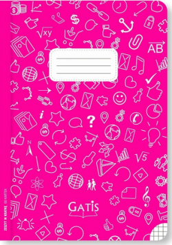 Zeszyt A5 ECO PINK w kratkę 60 kartek
