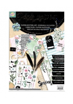 Zestaw papierów do prac ręcznych Flowers STnux