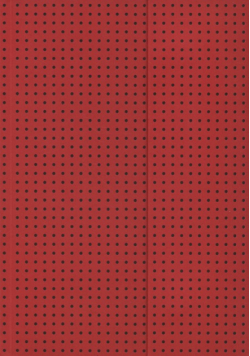 Zeszyt A5 Paper-oh Circulo w linie 56 kartek Red on Black