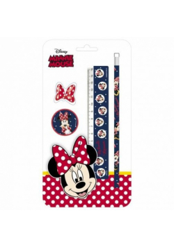 Zestaw 4 przyborów szkolnych Minnie 19