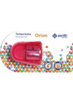 Temperówka zenith z dwoma otworami orion różowa