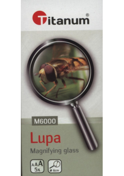 Lupa 6 cm powiększenie 5x