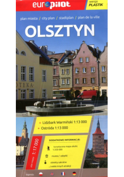 Olsztyn Plan miasta 1:17000
