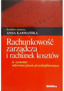 Rachunkowość zarządcza i rachunek kosztów