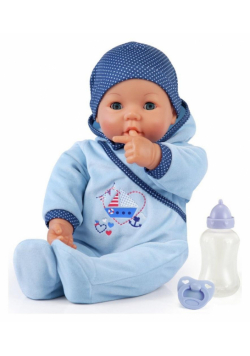 Lalka Hello Baby 46cm niebieska