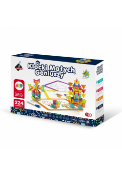 Klocki małych geniuszy geometryczne śnieżynki 224 elementy