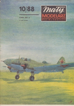 Mały modelarz nr 10 / 88 Radziecki samolot bombowy Ił - 4